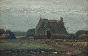 unknow artist vincent van gogh boederij met turfhopen 1883 Sweden oil painting artist